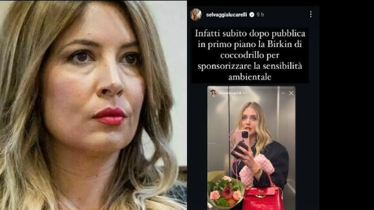 Selvaggia Lucarelli ambiente Chiara Ferragni