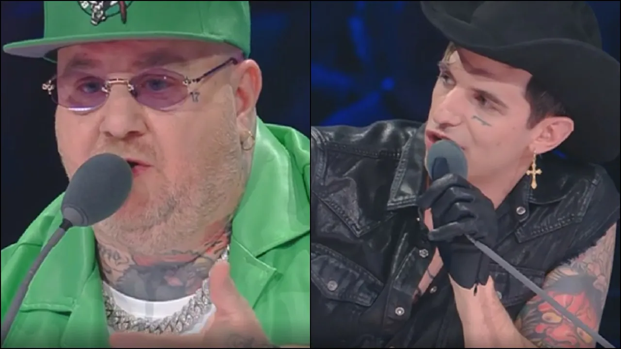 Jake La Furia ed Achille Lauro a X Factor