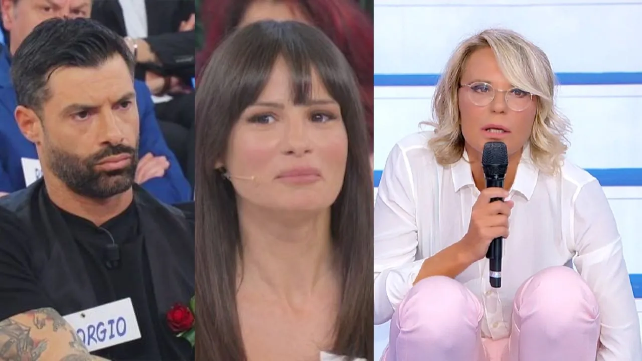 claudia d'agostino, giorgio e maria de filippi a uomini e donne